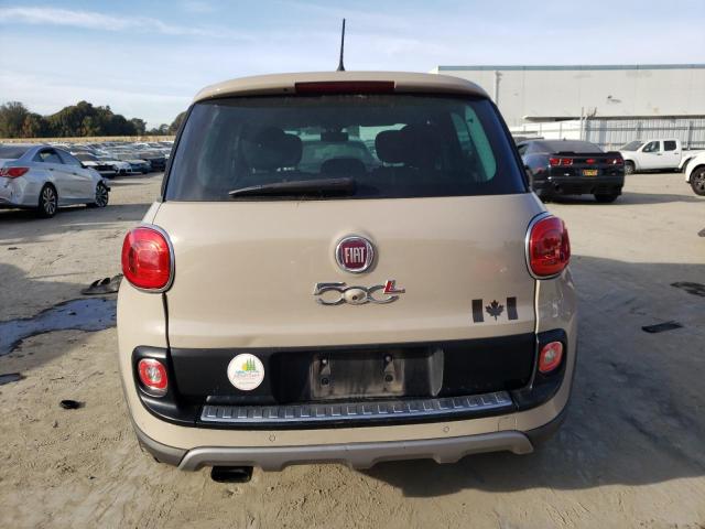 ZFBCFADH4EZ018363 - 2014 FIAT 500L TREKK TAN photo 6