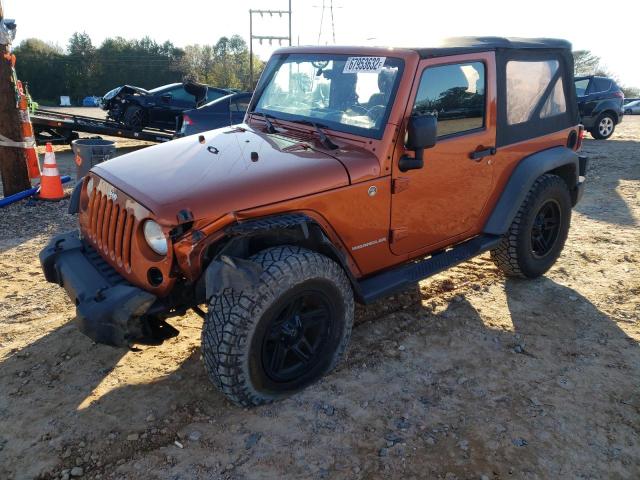 1J4AA2D17BL514827 - 2011 JEEP WRANGLER S ORANGE photo 1