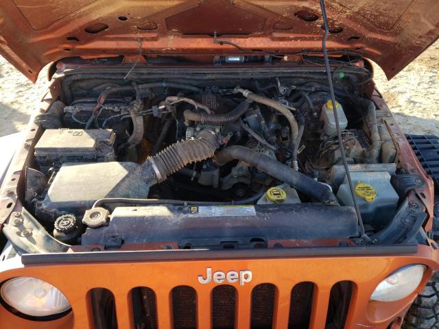 1J4AA2D17BL514827 - 2011 JEEP WRANGLER S ORANGE photo 11