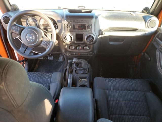 1J4AA2D17BL514827 - 2011 JEEP WRANGLER S ORANGE photo 8