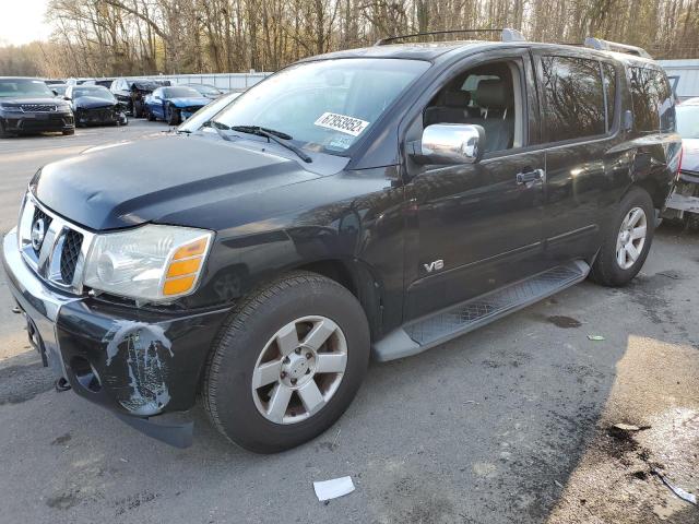 5N1AA08B76N732110 - 2006 NISSAN ARMADA SE BLACK photo 1