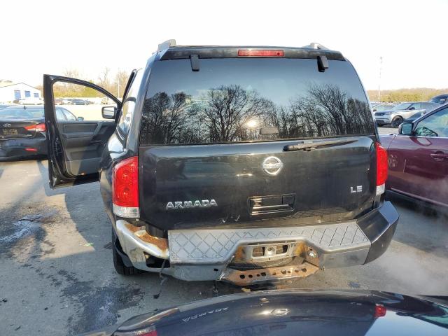 5N1AA08B76N732110 - 2006 NISSAN ARMADA SE BLACK photo 6