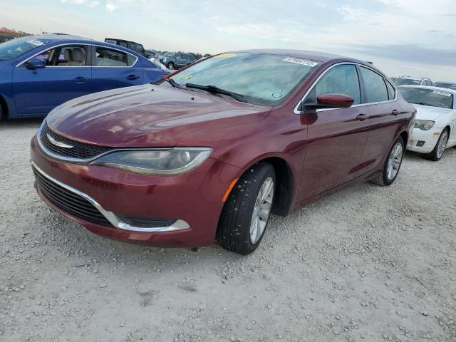 1C3CCCAB3FN662015 - 2015 CHRYSLER 200 LIMITE RED photo 1