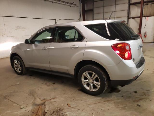 2GNALAEK7F1120913 - 2015 CHEVROLET EQUINOX SILVER photo 2