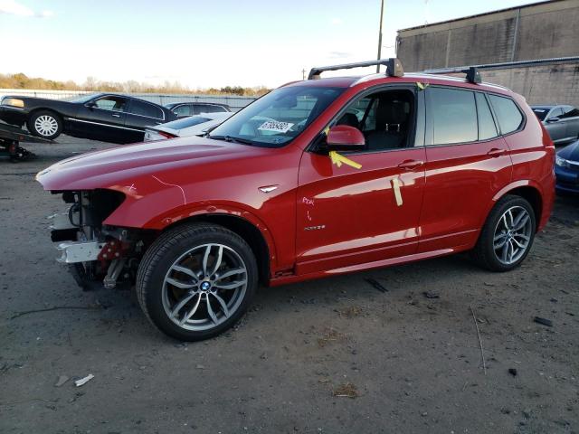 5UXWX7C56F0K33443 - 2015 BMW X3 XDRIVE3 RED photo 1