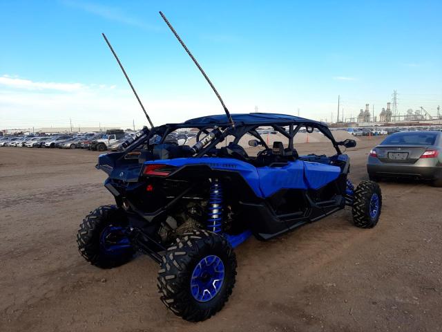 3JBVNAV44MK002134 - 2021 CAN-AM MAVERICK X BLUE photo 4