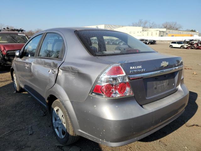 KL1TD56E59B349164 - 2009 CHEVROLET AVEO LS 银色 照片 2