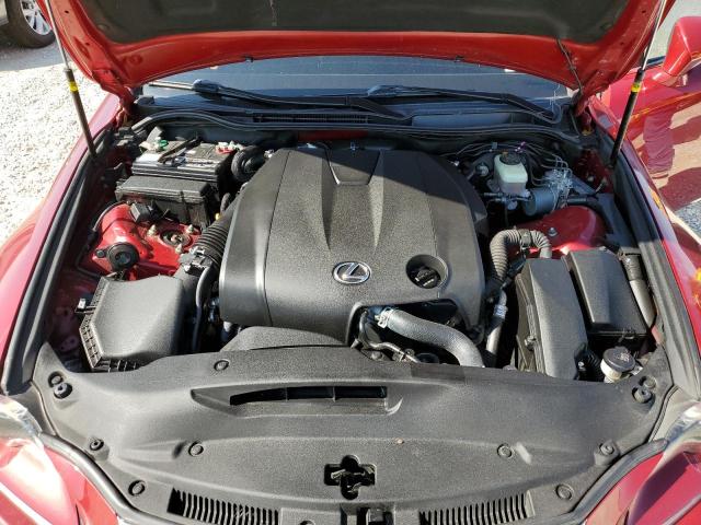 JTHBF1D24E5039854 - 2014 LEXUS IS 250 RED photo 11