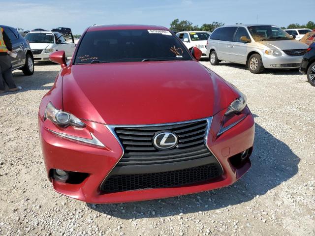 JTHBF1D24E5039854 - 2014 LEXUS IS 250 RED photo 5