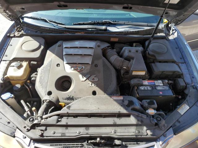 KMHFC46F56A125997 - 2006 HYUNDAI AZERA SE GRAY photo 11