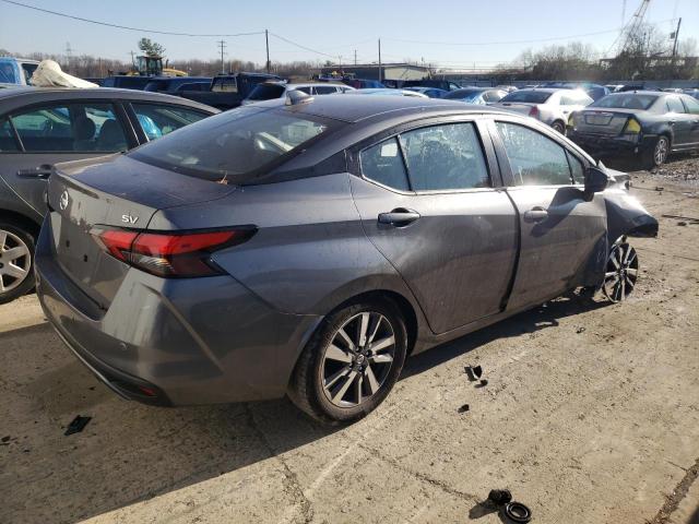 3N1CN8EV3ML891754 - 2021 NISSAN VERSA SV GRAY photo 3