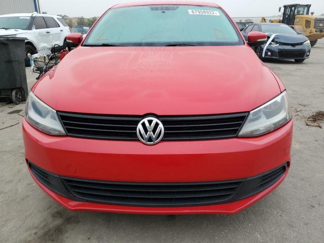 3VW3L7AJ3CM399179 - 2012 VOLKSWAGEN JETTA TDI RED photo 5