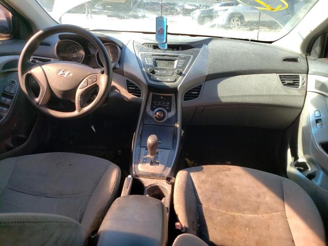 5NPDH4AE3DH413938 - 2013 HYUNDAI ELANTRA GL GRAY photo 8