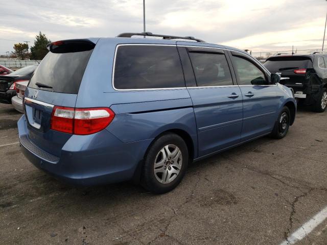 5FNRL38847B044640 - 2007 HONDA ODYSSEY TO BLUE photo 3