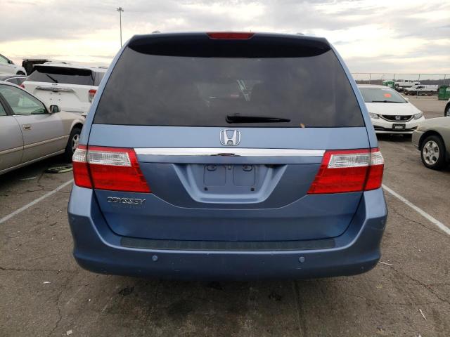 5FNRL38847B044640 - 2007 HONDA ODYSSEY TO BLUE photo 6