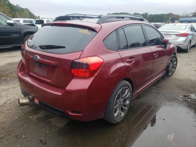 JF1GPAR62D2885065 - 2013 SUBARU IMPREZA SP RED photo 3