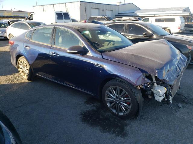 5XXGV4L2XJG230505 - 2018 KIA OPTIMA SXL BLUE photo 4