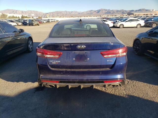 5XXGV4L2XJG230505 - 2018 KIA OPTIMA SXL BLUE photo 6