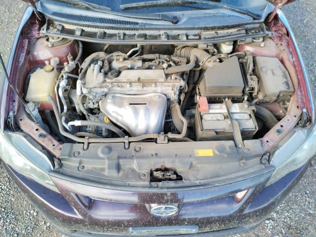 JTKJF5C7XD3064777 - 2013 TOYOTA SCION TC MAROON photo 11