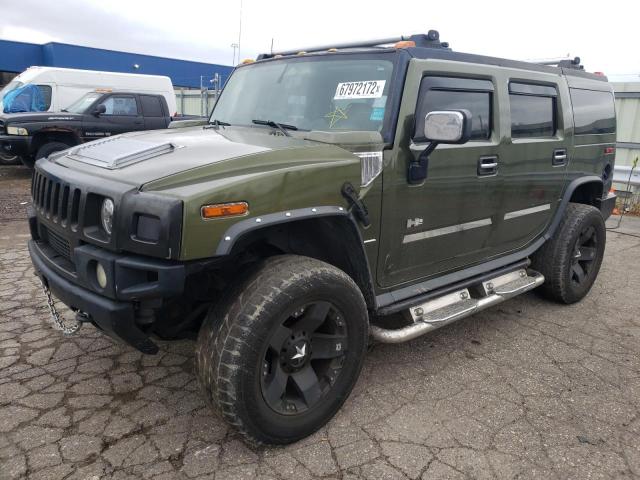 5GRGN23U93H145276 - 2003 HUMMER H2 GREEN photo 1