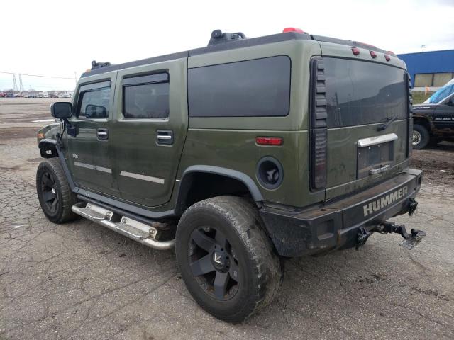 5GRGN23U93H145276 - 2003 HUMMER H2 GREEN photo 2