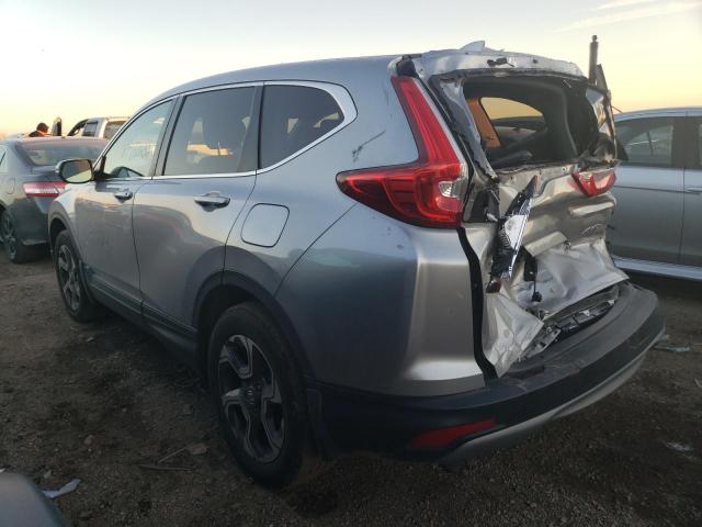 5J6RW2H83JL012374 - 2018 HONDA CR-V EXL SILVER photo 2