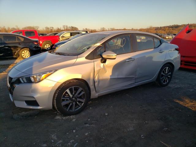 3N1CN8EVXML867581 - 2021 NISSAN VERSA SV GRAY photo 1