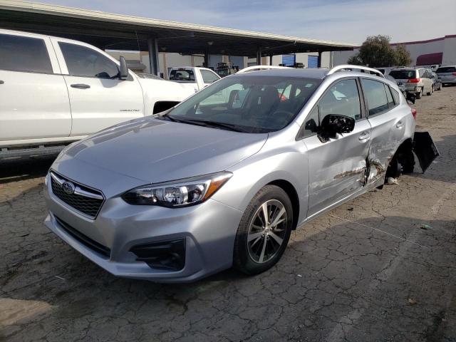 4S3GTAC64K3755505 - 2019 SUBARU IMPREZA PR SILVER photo 1