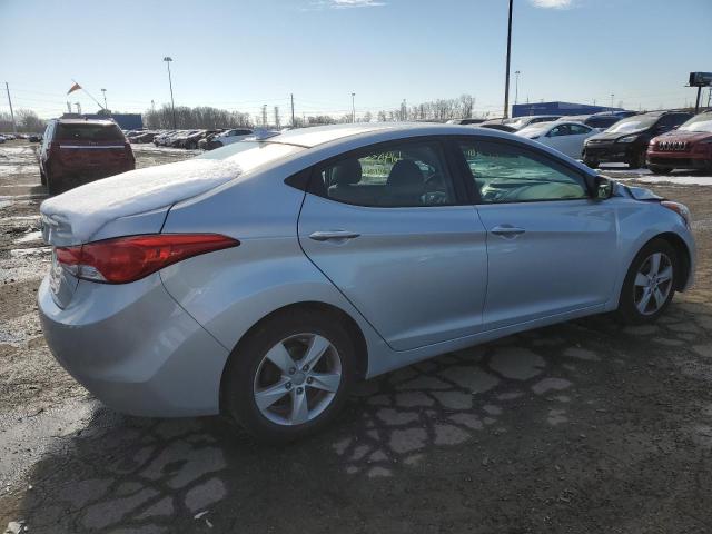 5NPDH4AE7DH411349 - 2013 HYUNDAI ELANTRA GL SILVER photo 3