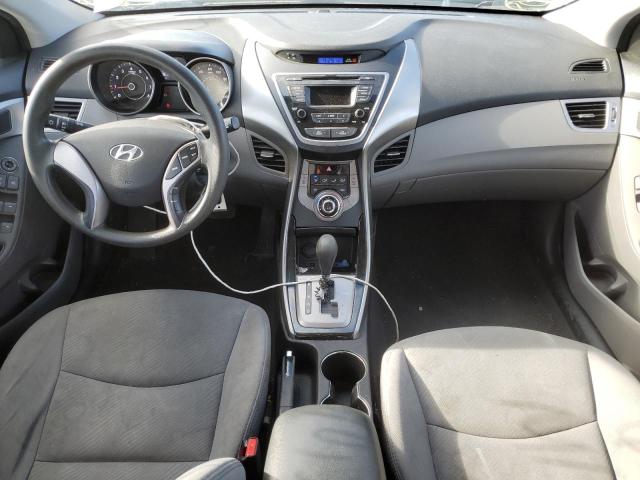 5NPDH4AE7DH411349 - 2013 HYUNDAI ELANTRA GL SILVER photo 8