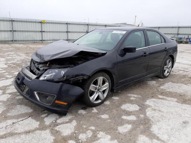 3FAHP0KC5CR319782 - 2012 FORD FUSION SPO BLACK photo 1