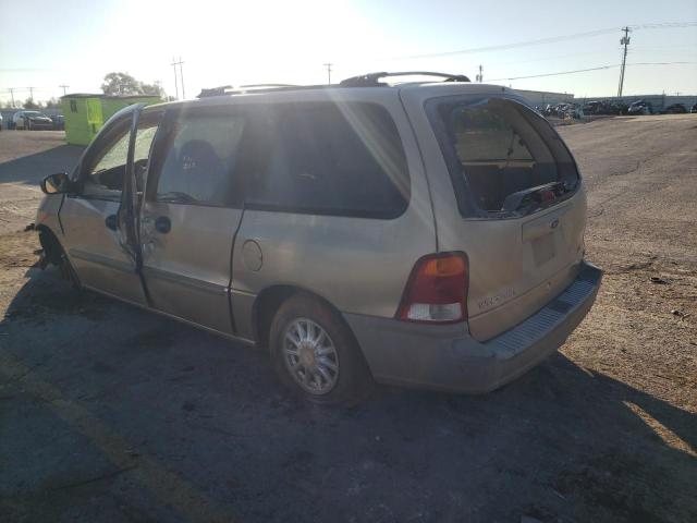 2FMZA51441BA37390 - 2001 FORD WINDSTAR L TAN photo 2