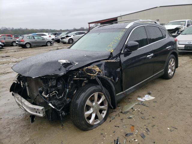 JNKAJ09FX8M351817 - 2008 INFINITI EX35 BASE BLACK photo 1