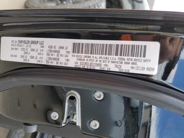 3C6UR5DL8EG159058 - 2014 RAM 2500 SLT 黑色 照片 13