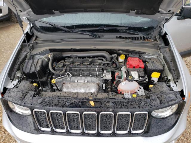 ZACNJDAB8MPN17148 - 2021 JEEP RENEGADE S SILVER photo 12