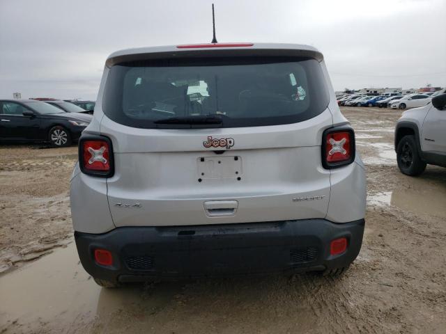 ZACNJDAB0MPN16866 - 2021 JEEP RENEGADE S SILVER photo 6