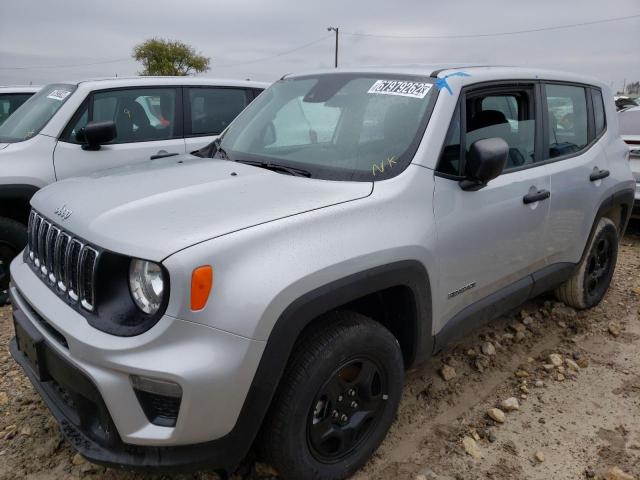 ZACNJDAB2MPN21325 - 2021 JEEP RENEGADE S SILVER photo 1