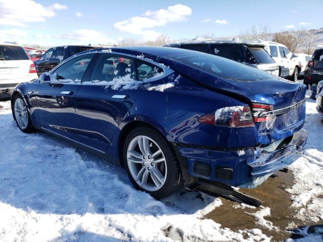 5YJSA1E24GF123477 - 2016 TESLA MODEL S Azul foto 2