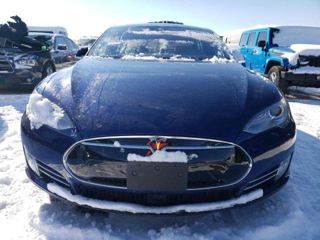 5YJSA1E24GF123477 - 2016 TESLA MODEL S Azul foto 5