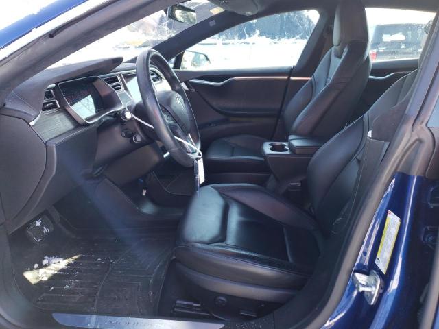 5YJSA1E24GF123477 - 2016 TESLA MODEL S Azul foto 7