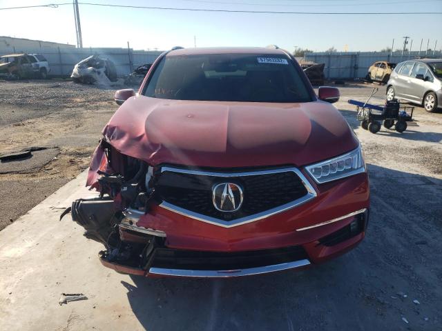 5J8YD4H87KL007796 - 2019 ACURA MDX ADVANC 红色 照片 5