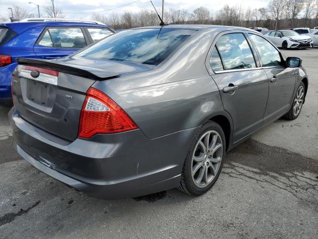 3FAHP0JA5AR399470 - 2010 FORD FUSION SEL GRAY photo 3