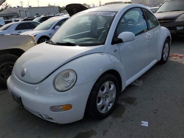 3VWCK21C82M433056 - 2002 VOLKSWAGEN NEW BEETLE WHITE photo 1