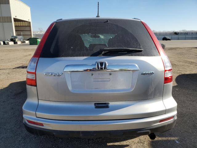 5J6RE4H72BL095321 - 2011 HONDA CR-V EXL SILVER photo 6