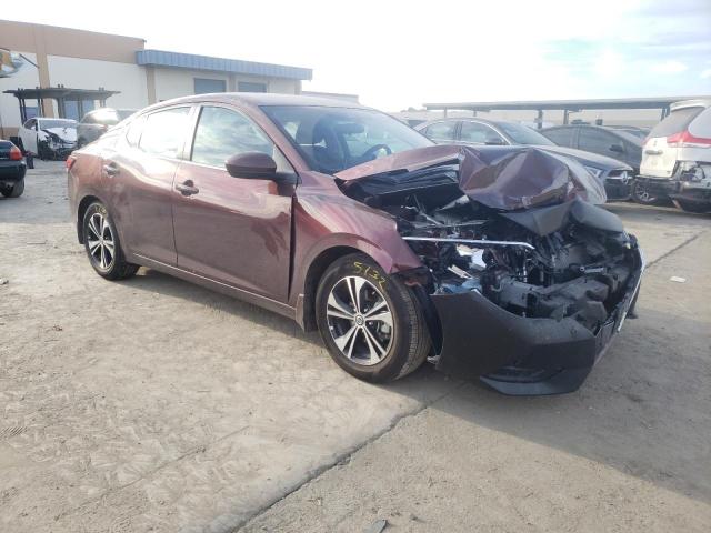 3N1AB8CV5NY212459 - 2022 NISSAN SENTRA SV BROWN photo 4