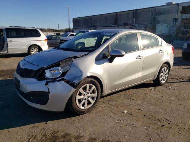 KNADM4A39D6239634 - 2013 KIA RIO LX SILVER photo 1