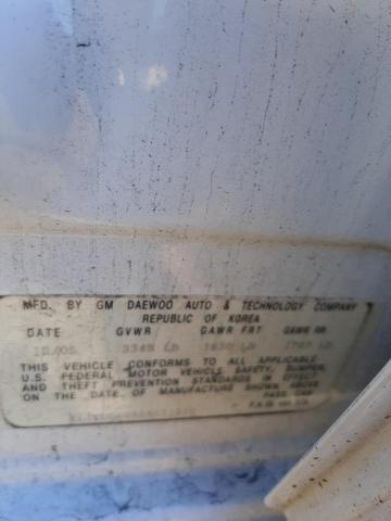 KL1TD56656B621510 - 2006 CHEVROLET AVEO BASE WHITE photo 12