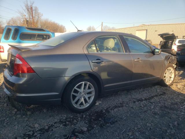 3FAHP0JGXCR405562 - 2012 FORD FUSION SEL GRAY photo 3