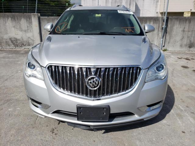 5GAKVBKD7EJ111282 - 2014 BUICK ENCLAVE SILVER photo 5