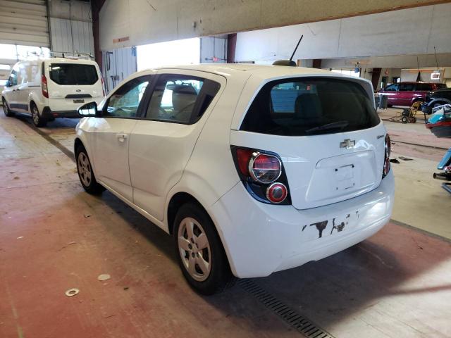 1G1JA6SH0F4135058 - 2015 CHEVROLET SONIC LS WHITE photo 2